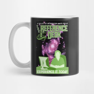 Library Reference Desk Poster Mug